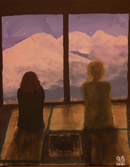 dream painting  tranquil tearoom 11x14 by wizardsof12 deerz0s