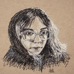 christina  dip pen on toned paper by wizardsof12 dfrjdes-fullview