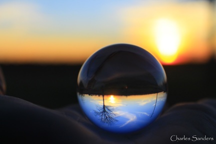 sunset in grimes  al  crystal ball by wizardsof12 dbwx8rq