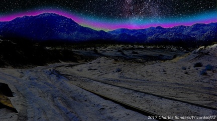 surreal desert aurora by wizardsof12 daxzf77